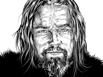 The Revenant therevenant‬ ‪graphicdesign‬ ‪‎illustration‬ ‪‎leonardodicaprio‬ ‪‎portrait‬