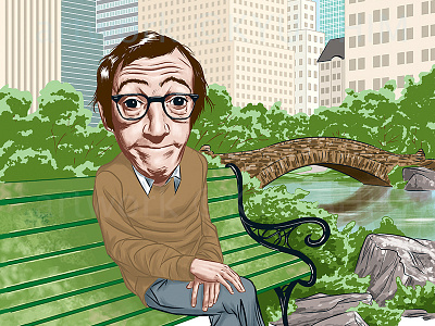 Woody Allen illustration woody allen