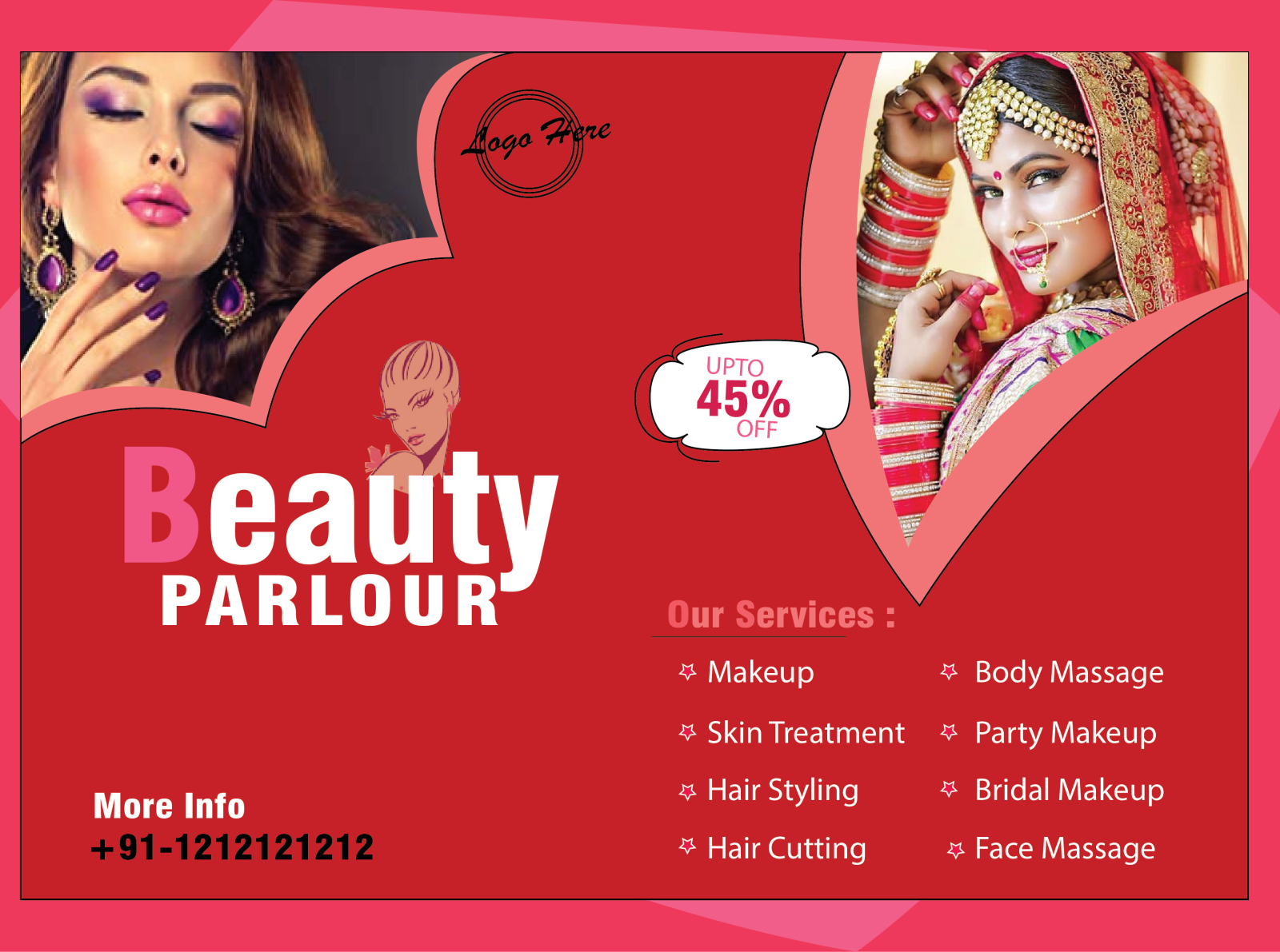 Beauty Banner by Mihir Makwana on Dribbble