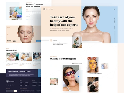 Beauty Clinic beautiful lady beauty beauty center beauty clinic beauty services classic website fashion lazer minimal website modern modern website sharp website skin care spa ui uidesign web design web ui website website ui