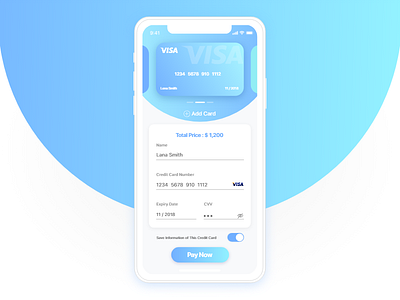 Credit Card Checkout page 002 card credit card credit card checkout dailyui form iphone mobile design ui ui design ux