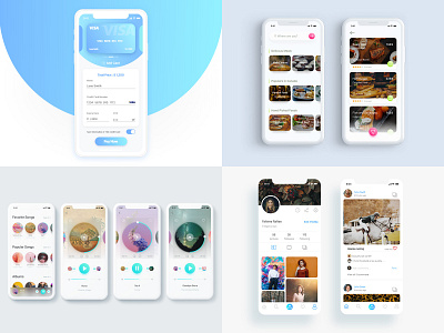 2018 2018 apps appscreen design iphonex mobile app design top 4 uidesign