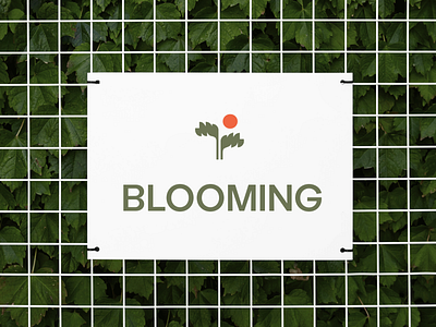 Blooming - Branding & Logo Design branddesign brandidentity branding brandmarkdesign graphic design illustration layout logo logodesign logomark logotype plantbasedlogodesign plantlogo plantslogo typography ui