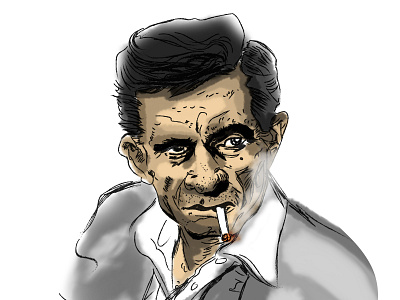 Johnny Cash The Legendary. animation branding design graphic design illustration vector
