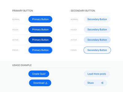 Gif Banana Buttons app button component design minimal mobile system ui