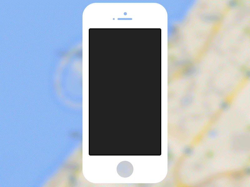 Map Multiple Properties -gif application background blurred dubizzle ios iphone map map view mobile pop property property app