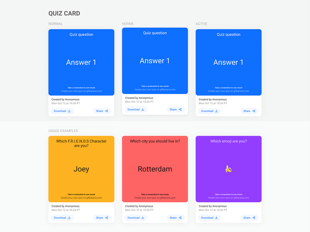 Quiz Card designs, themes, templates and downloadable graphic elements ...