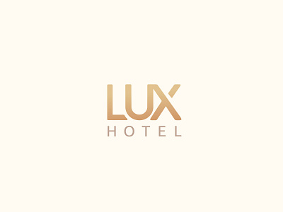 Lux branding hotel branding illustrator logo logo design