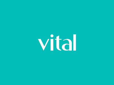 Vital branding illustrator logodesign