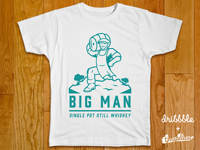 Big Man Single Pot Still Whiskey big man ireland poitín teeshirt threadless whiskey