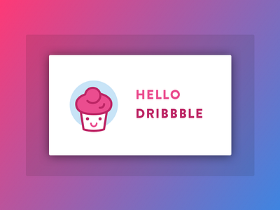 Dribbble Cupcake