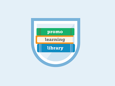 Promo Learning Library Logo branding identity illustration logo