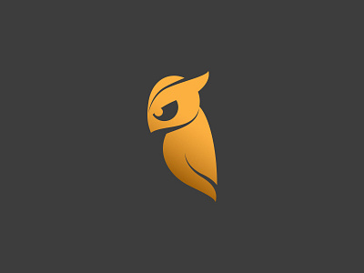 Owl Logo bird calm education logo night owl smart wise