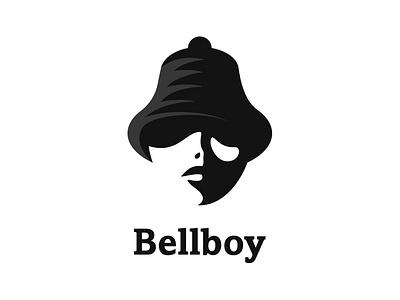 Bellboy bell bellboy boy clever cool dual meaning fun illustration logo