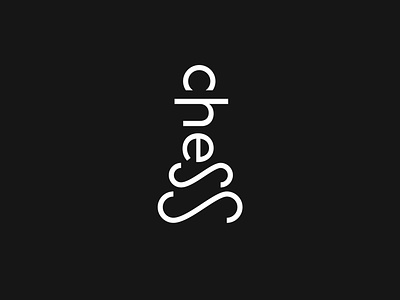 Chess Wordmark chess clever design dual meaning logo master wordmark