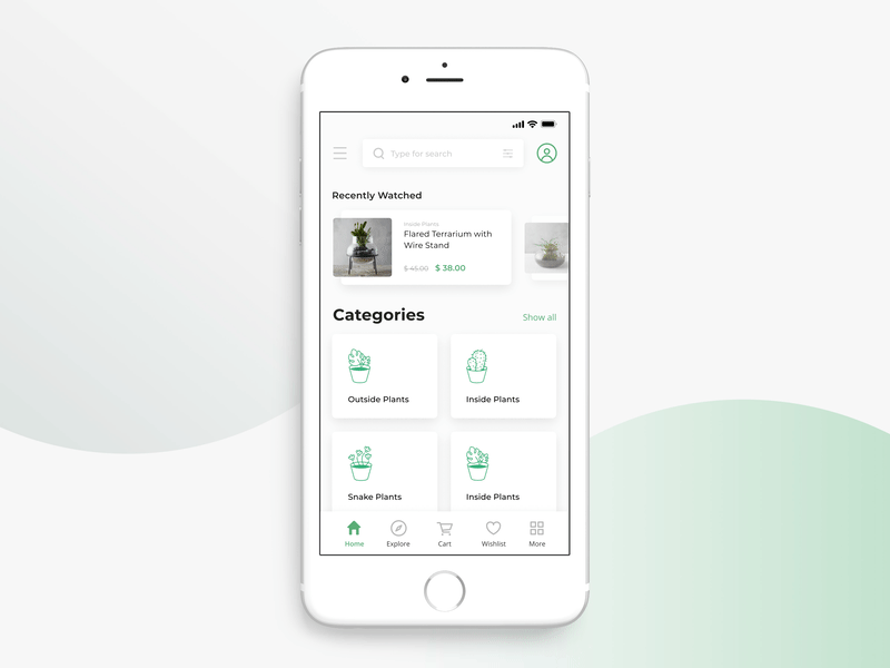 Plants Shop Concept by Yaroslav H. on Dribbble