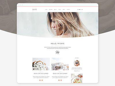 Rima - Personal WordPress Blog