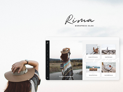 Rima - Personal Blog WordPress Theme