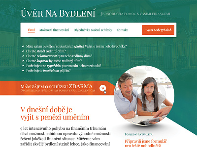 WIP: Loans Agency agency corporation elegant green loans orange serif site web webdesign website wip