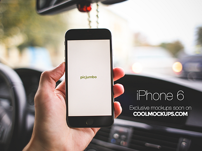 iPhone 6 coolmockups soon! coolmockups free freebie ios iphone mock up mockup placeit site smart object template web
