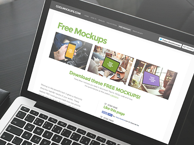 New Free COOLMOCKUPS coolmockups free freebie mock up mockup mockups placeit premium psd site smart object web