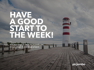 Have a good week! background free freebie image lighthouse photo picjumbo site stock stock image wallpaper webdesign
