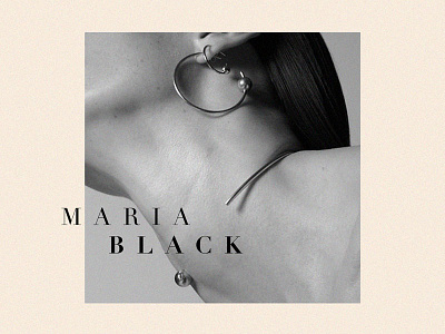 MARIA BLACK DESIGN editorial fashion layout magazine photography type