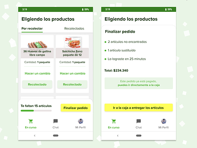 Product Checkout Draft app ecommerce figma