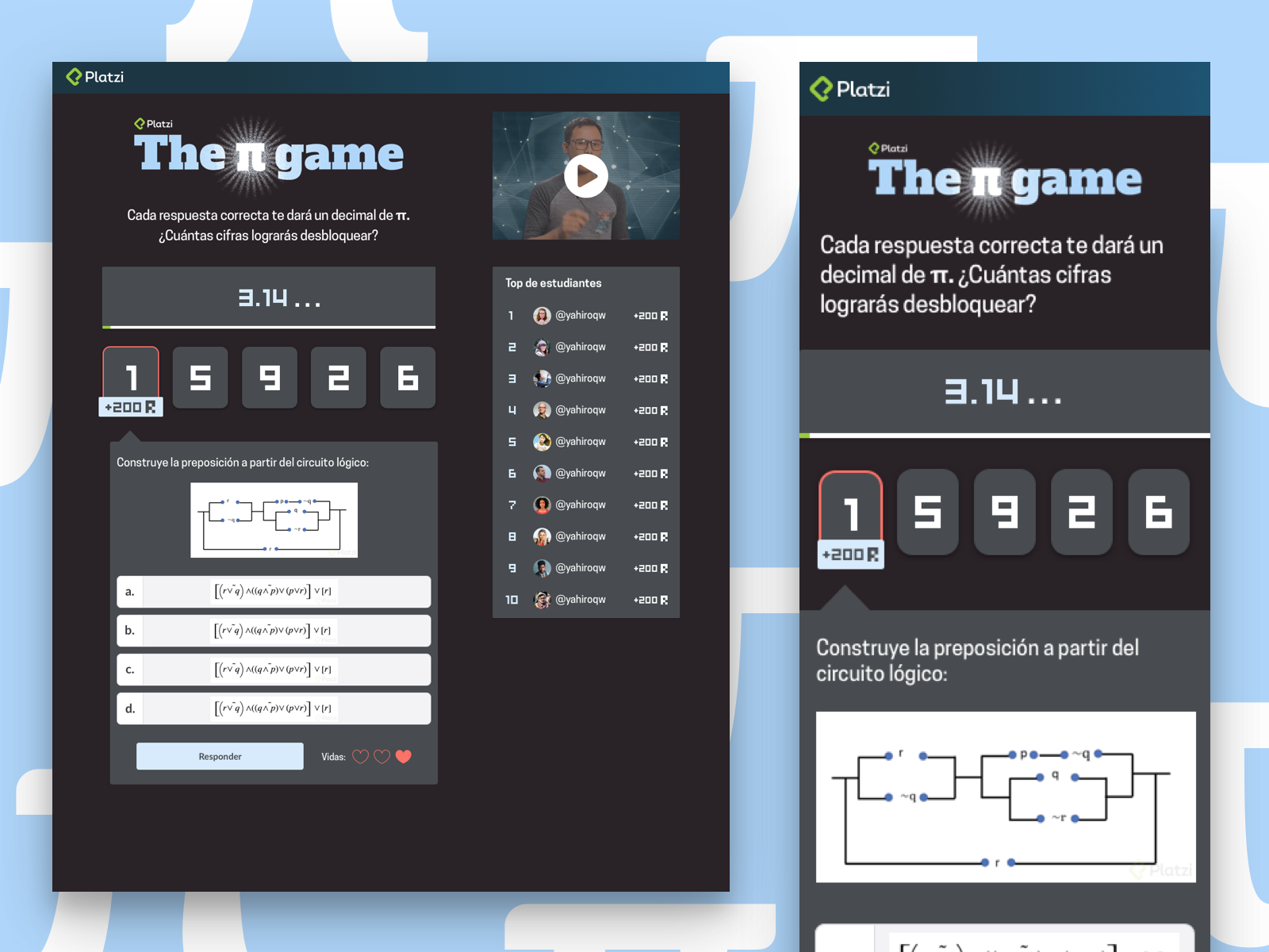The π Game by Uriel Ramirez on Dribbble