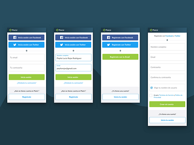 Login & Register Form - Platzi