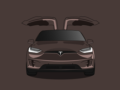 Tesla Model X Design 4k aesthetic art car cartoon design electric electric car elon elon musk expensive illustration image lux model msuk tesla tesla model x wallpaper x