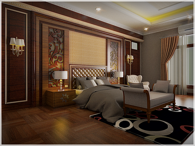 MASTER BEDROOM design illustration