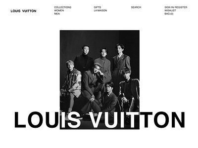 Louis Vuitton Redesign Page