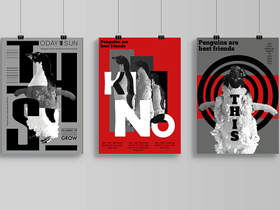 Плакаты сделаны на основе активной типографики. branding graphic design typography