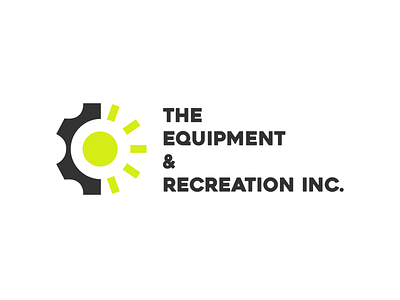 The equipment & recreation inc. branding design logo
