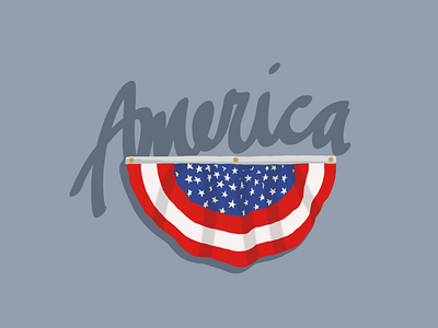 Signs of Summer / 01 america hand draw illustration lettering stars and stripes type typography
