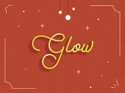 Glow 3d type album cover branding christmas design gold illustration lettering type typogaphy