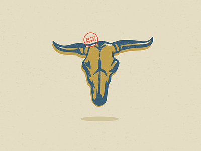 By the horns branding design icon identity illustration illustrator vector