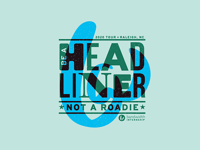 Be a Headliner 01 branding design identity lettering logo type typography