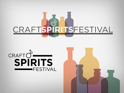 Craft Spirits Festival Logo beverage branding identity liqour logo spirits