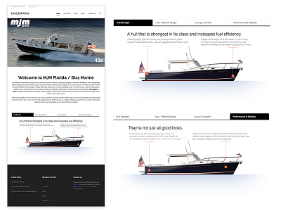 Yacht Vendor Website digital ui design ux design web design website