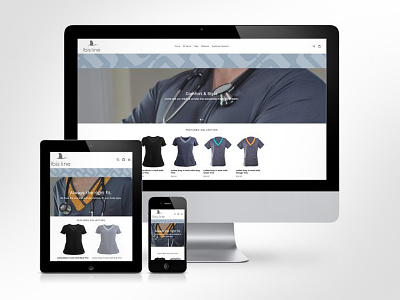 Medical Uniform e-Commerce Website e commerce ux design web design