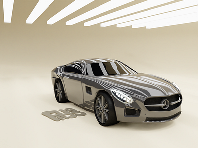 3D BENZ model design 3d 3d model animation art artist automobile design benz blender cars design graphic design illustration logo