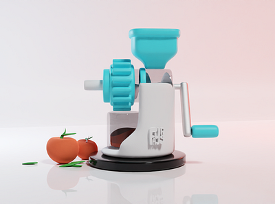 3D Juice Blender Model 3d model animation art blender design graphic design household interior product design