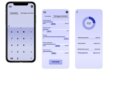 Daily UI 004 || Calculator 3d animation app branding calculator daily ui 001 dailyui design graphic design illustration logo motion graphics ui