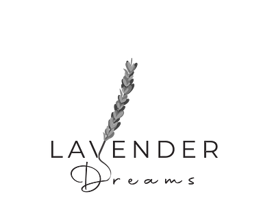 Lavender Dreams Logo branding graphic design logo