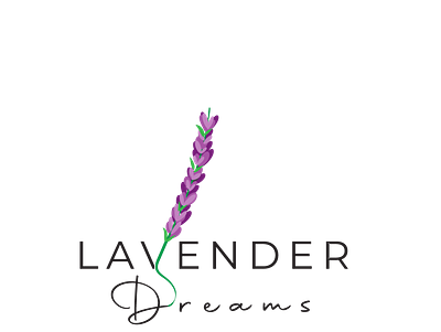 Lavender Dreams Logo Colored branding design graphic design logo