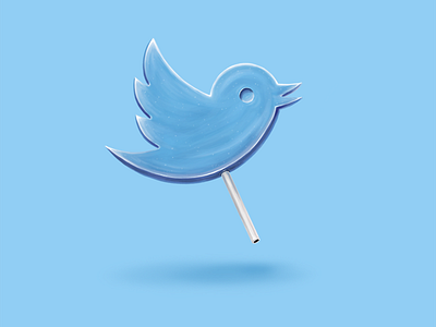 Twitter Lollipop design icon illustration lollipop twitter