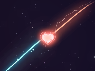 Valentines Collision! fx handdrawn space valentines