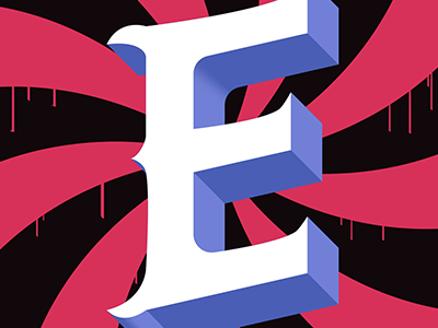 EEEEEEEEEEE. color design experiment graphic design letters motion motion graphics type